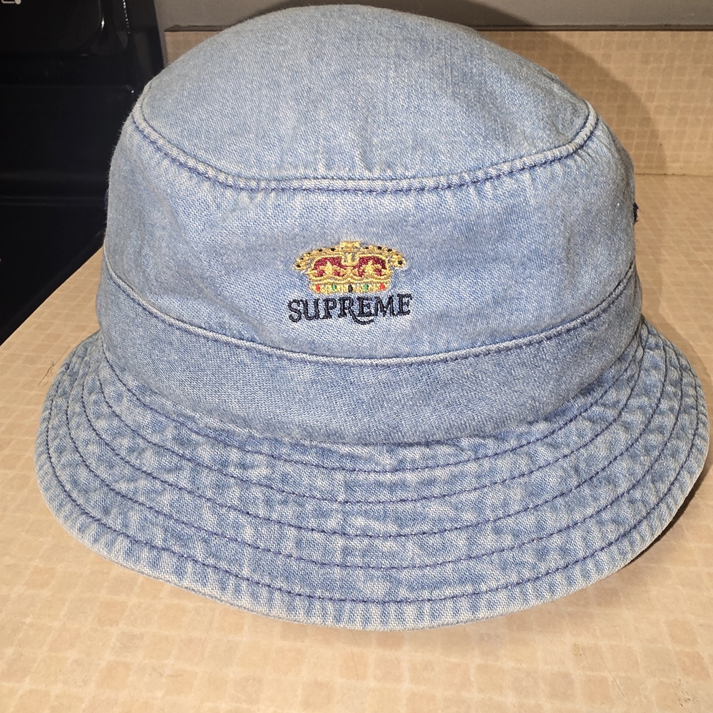 Supreme Denim Bucket Hat-Vintage